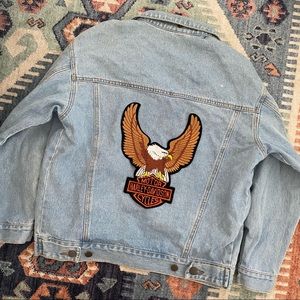 Vintage Harley Davidson DKNY Denim Jacket